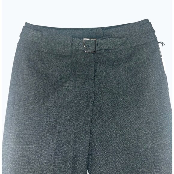 Willi Smith Womens Grey Wide-Leg Crapi Pants Size 10 - Picture 3 of 13